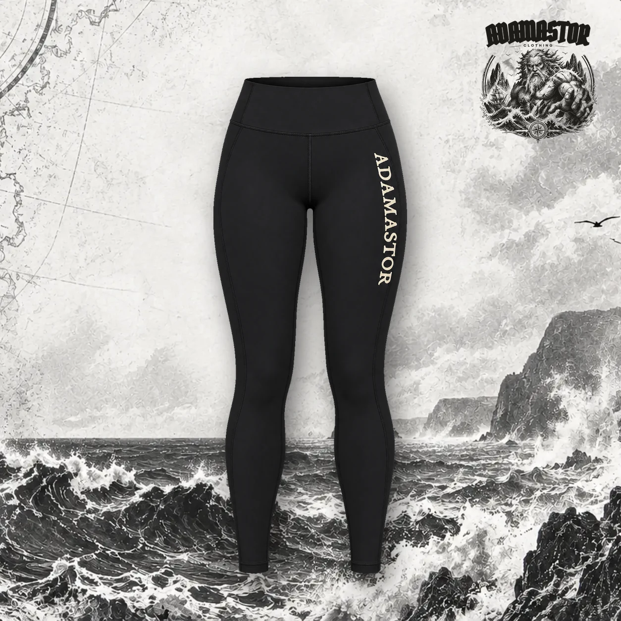 Adamastor Gym — Leggings · logotipo